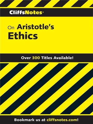 cover image of CliffsNotes on Aristotle's Ethics